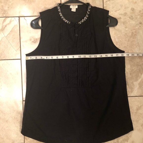 J. Crew jewel neck sleeveless top - Picture 10 of 12